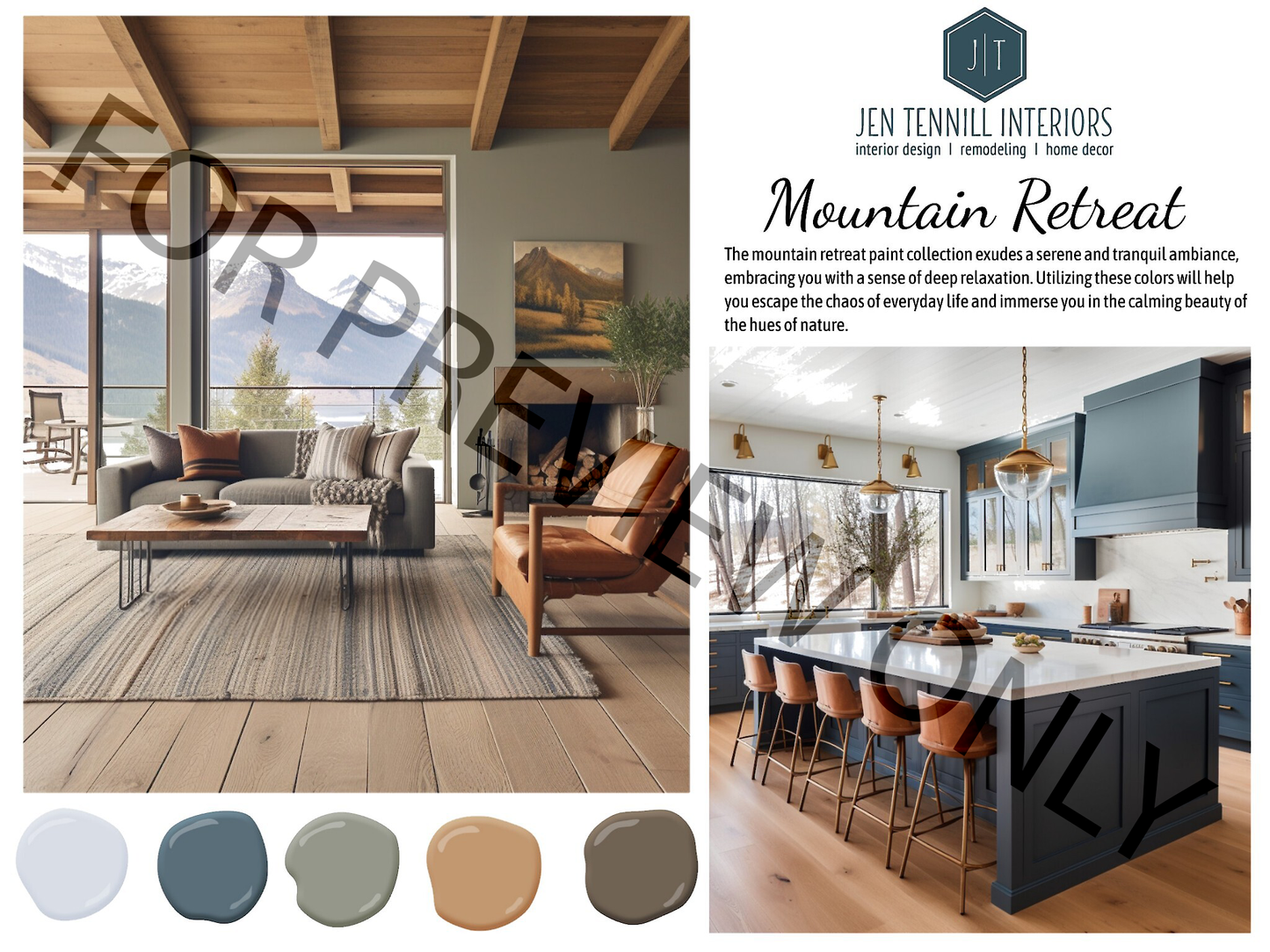 Mountain Retreat Paint Palette