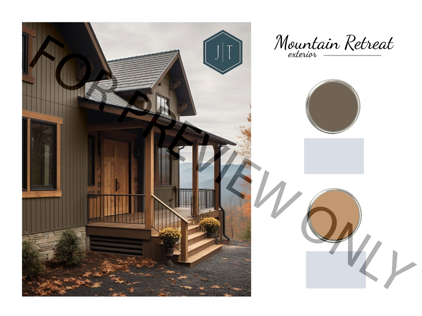 Mountain Retreat Paint Palette