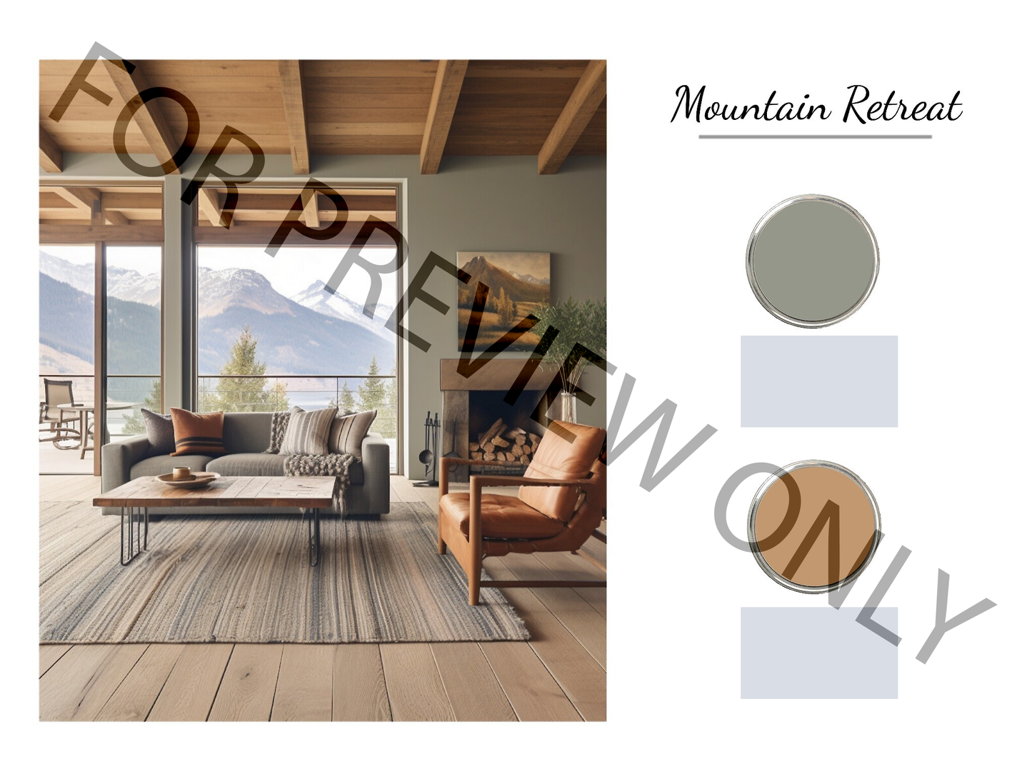 Mountain Retreat Paint Palette