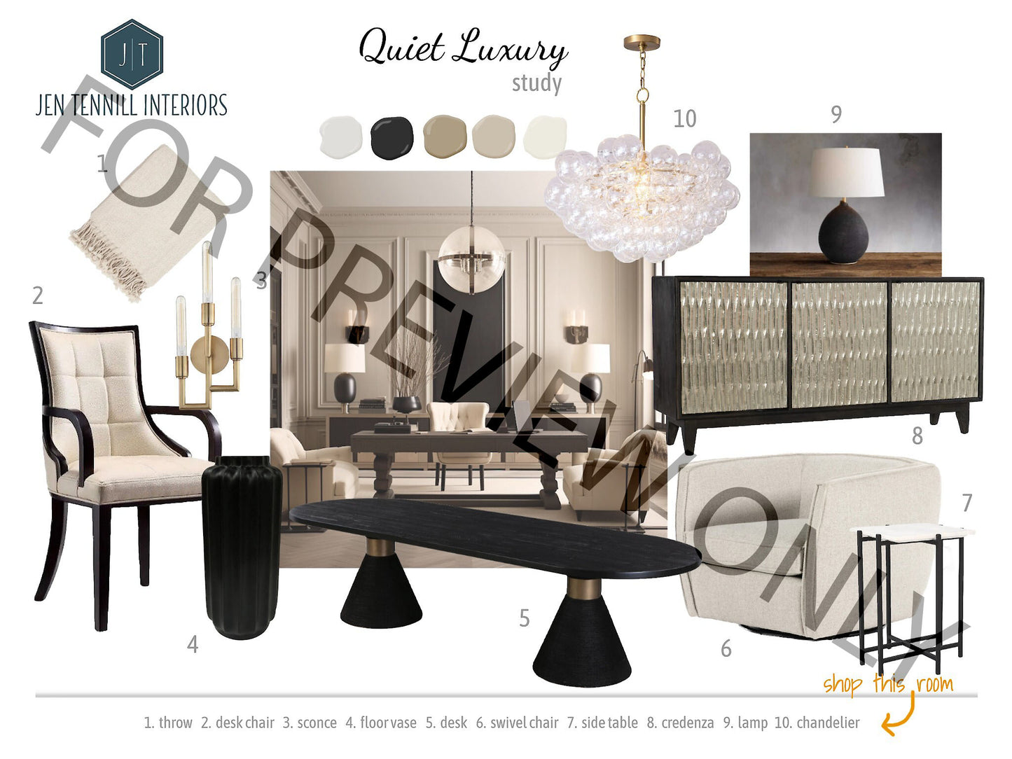 Quiet Luxury Paint Palette